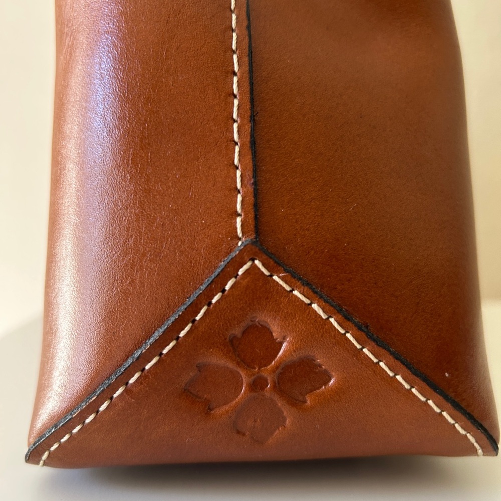 NEW Patricia Nash Heritage Angela Convertible Cross Body‎ Satchel Brown Leather - Picture 5 of 12